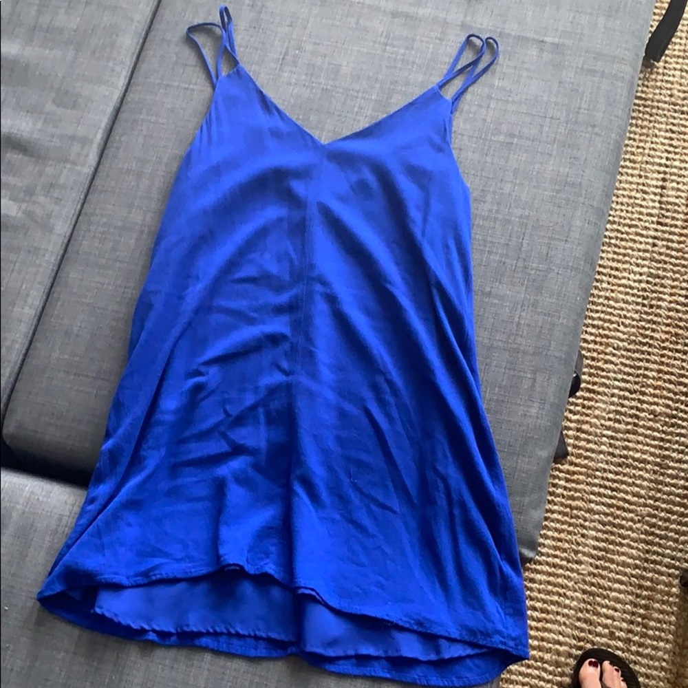 Blue tank top dress